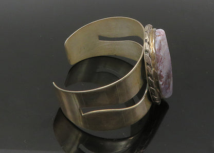 DTR JAY KING 925 Sterling Silver  Vintage Agate Cutout Cuff Bracelet  BT8860