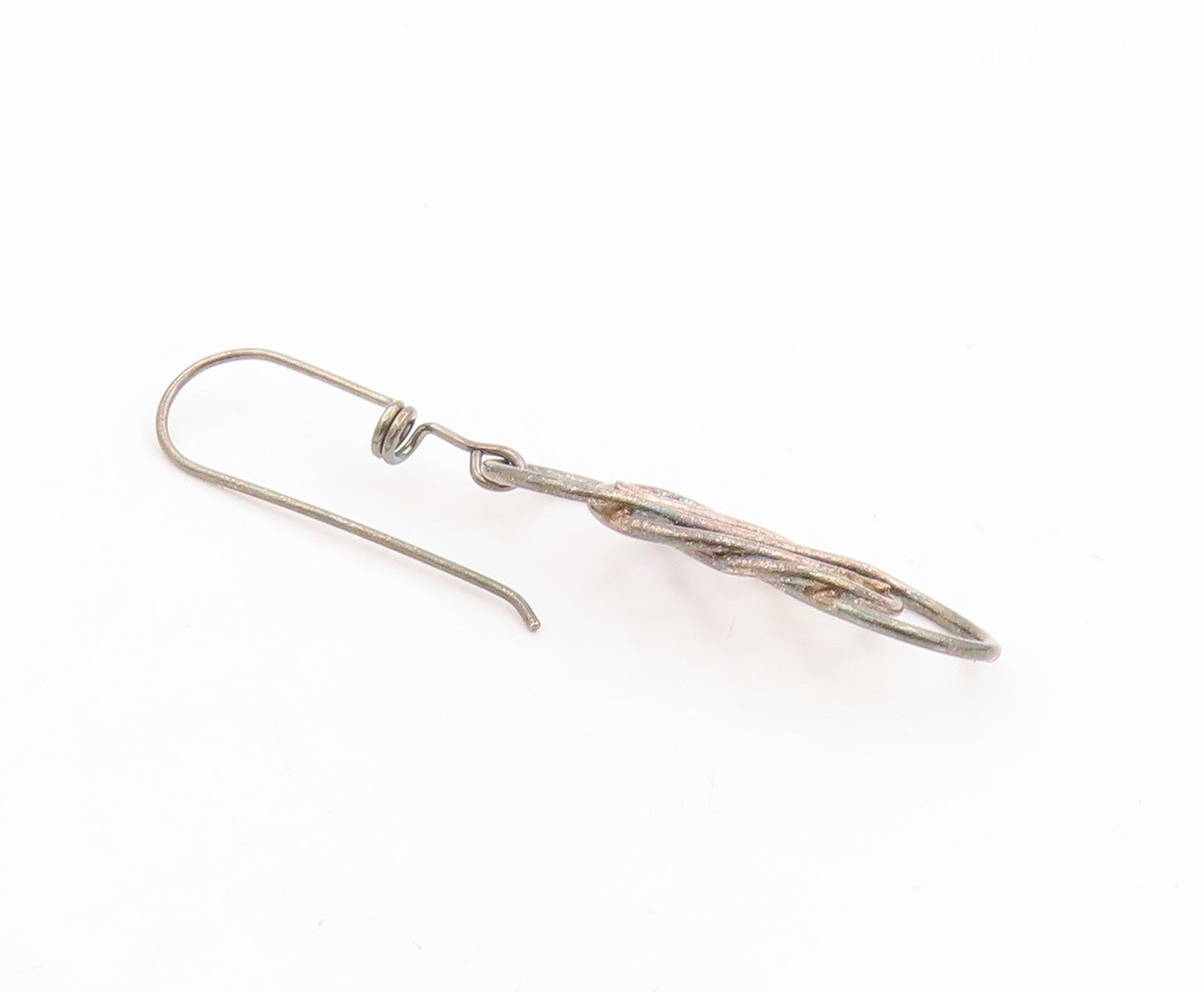 925 Sterling Silver Vintage Earrings Classic Interwoven Celtic Knot Drop EG14270
