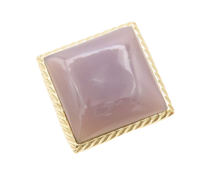 925 Sterling Silver Vintage Ring Gold Plated Real Large Gemstone Sz 8 RG29681