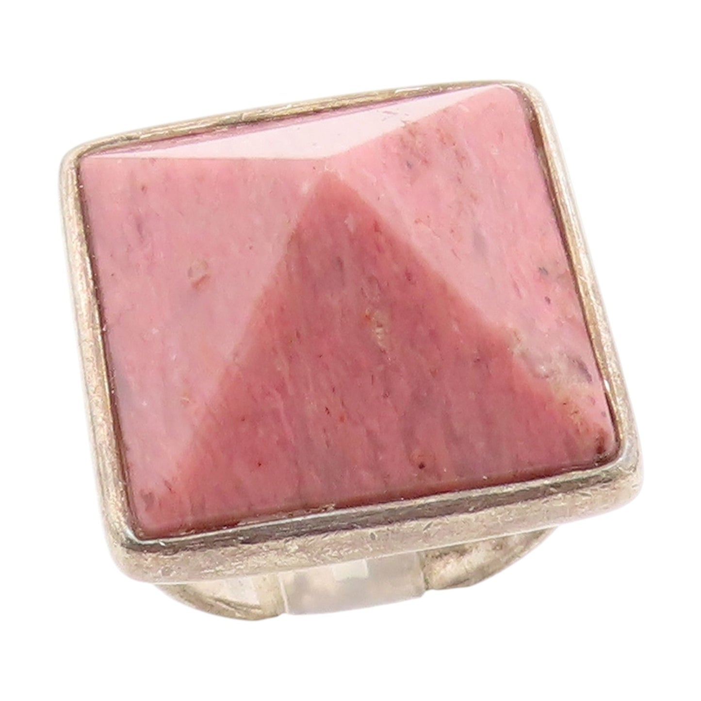 925 Sterling Silver Vintage Ring RLM STUDIO Rhodonite Pyramid  Sz 7  RG34386