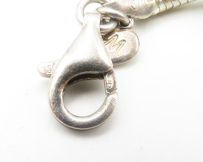 925 Sterling Silver Cubic Zirconia & Multi Stone Beaded Bracelet BT5647
