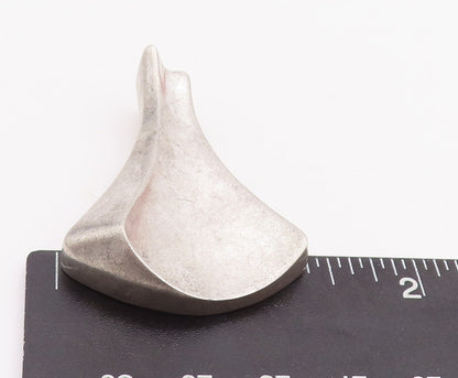 925 Sterling Silver Vintage Pendant Modernist Designer  PT23378