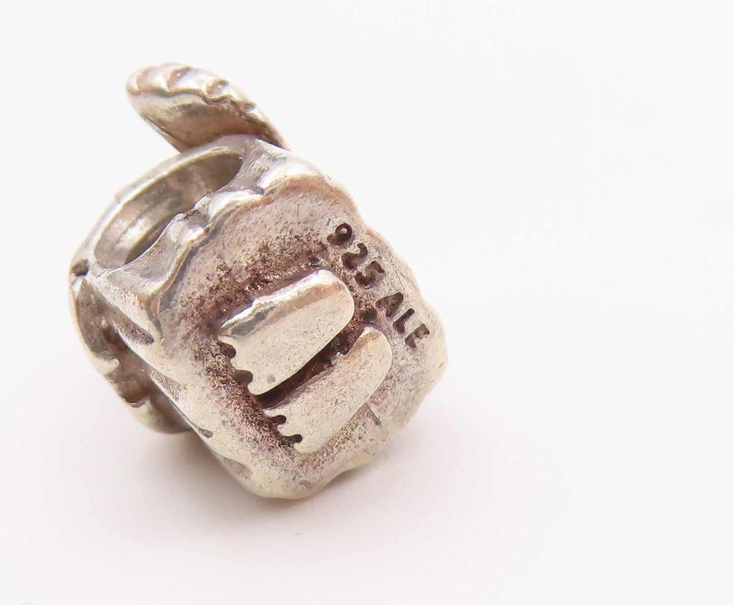 PANDORA 925 Sterling Silver  Vintage Shiny Petite Angel Slide Pendant  PT18577