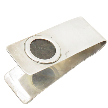 925 Sterling Silver  Vintage Antique United States Penny Money Clip  TR2401