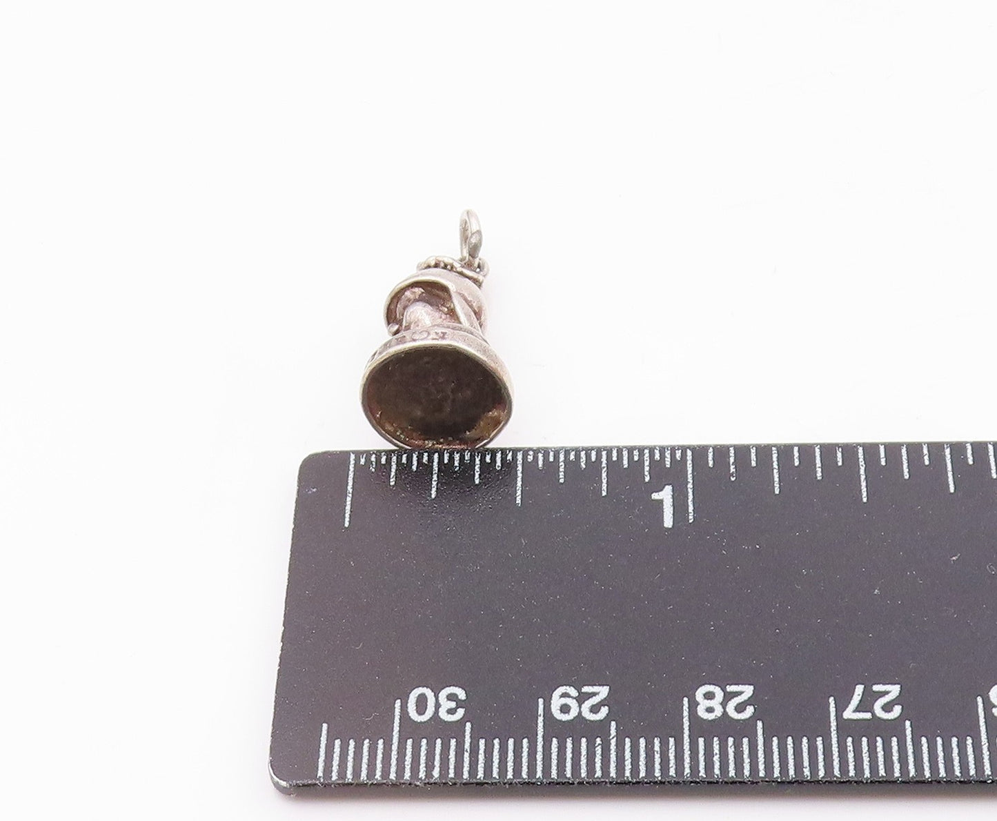 925 Sterling Silver  Vintage Man With Aviator Hat Charm Pendant  PT21416