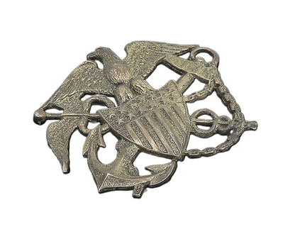 925 Sterling Silver  Vintage Antique United States Military Brooch Pin  BP7912
