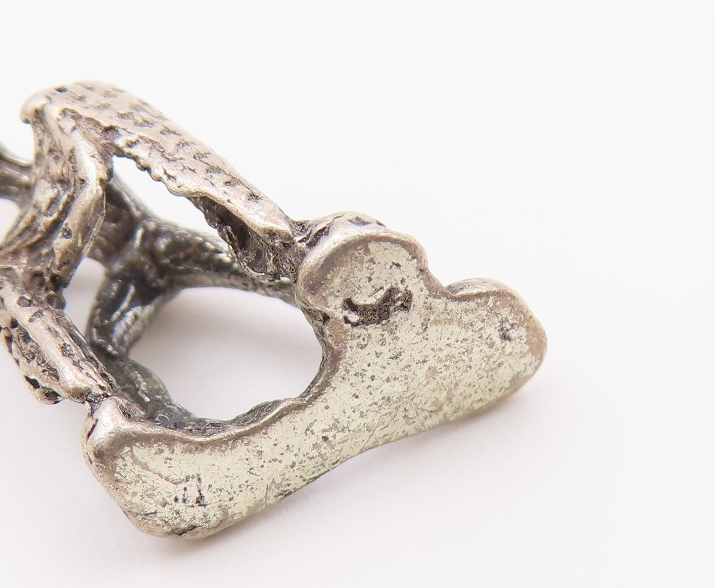 925 Sterling Silver  Vintage Petite Matador Bull Fighter Pendant  PT18665