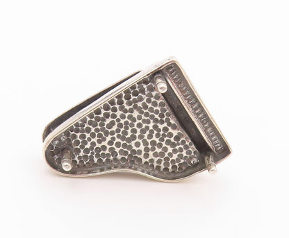 925 Sterling Silver Vintage Paper Weight Cutout 3D Grand Piano  TR3926