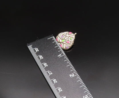 BARSE 925 Silver  Vintage Turquoise & Tourmaline Non Pierced Earrings  EG11933