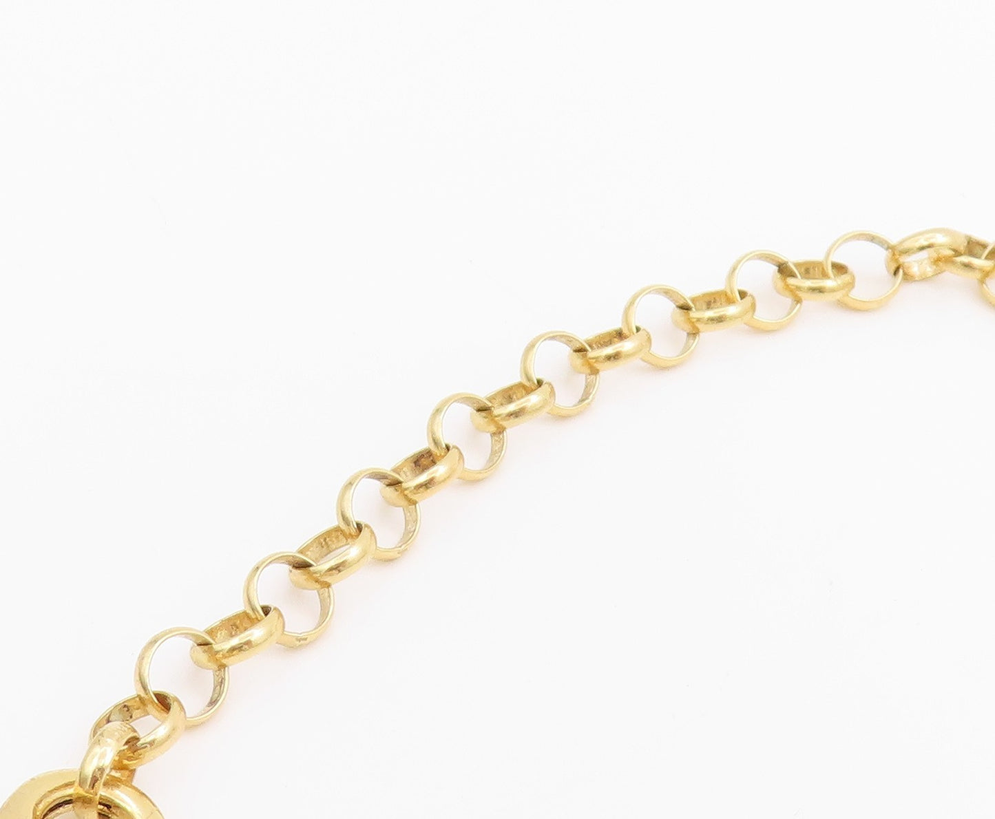 925 Sterling Silver Vintage Necklace Gold Plated White Onyx Beaded Chain  NE4731