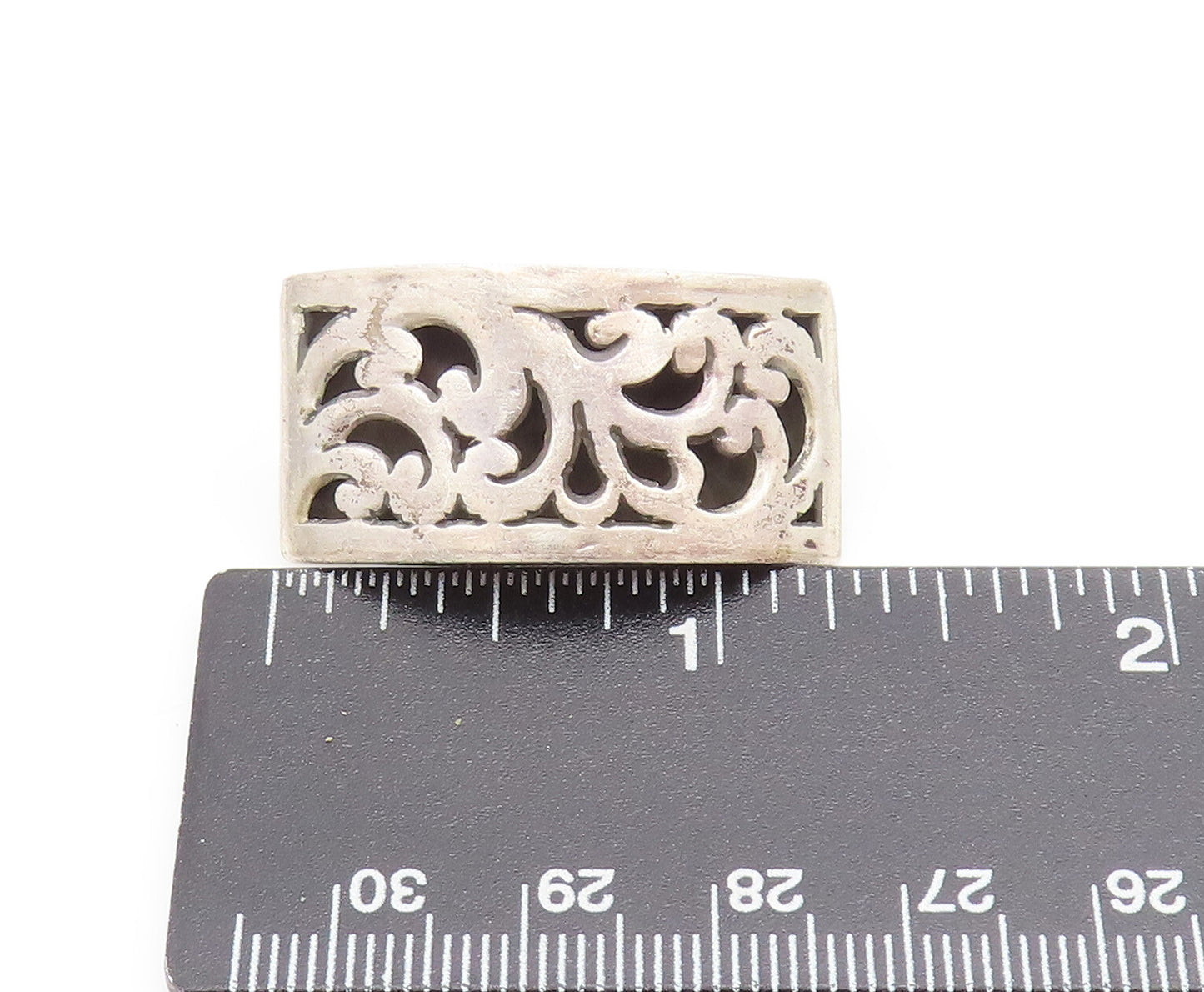 LOIS HILL 925 Sterling Silver  Vintage Swirly Art Cutout Earrings EG12505