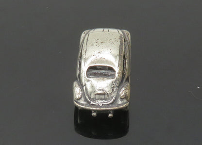 925 Sterling Silver  Vintage Dark Tone Shiny Buggy Toy Car Trinket  TR2802