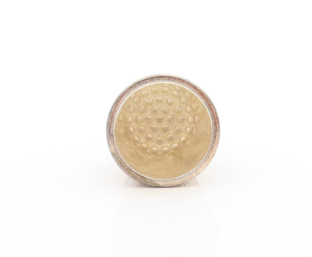 925 Sterling Silver Vintage Thumb Cover Thimble GERMANY  Little Child TR3825