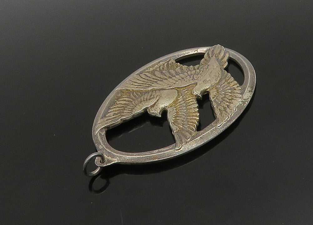WALLACE 925 Sterling Silver  Vintage Peace On Earth Doves Pendant  PT19424