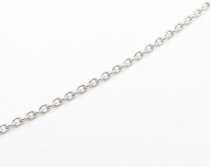 925 Sterling Silver  Amethyst Floral Swirl Pendant Shiny Chain Necklace NE3157