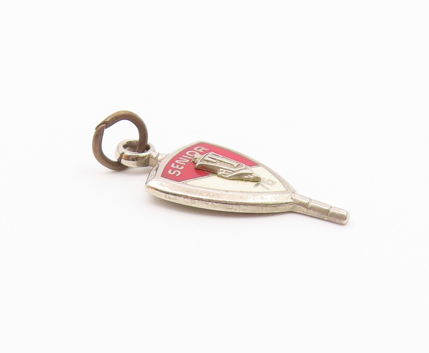 925 Sterling Silver  Vintage Enamel Senior 76' Class Pendant  PT19149