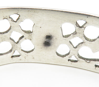 RAMON ALBERT HOPI 925 Sterling Silver Vintage Turquoise Cuff Bracelet BT5878