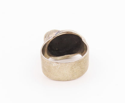 925 Sterling Silver Vintage Ring MIGNON FAGET Antique Garden Snail Sz 5 RG33125