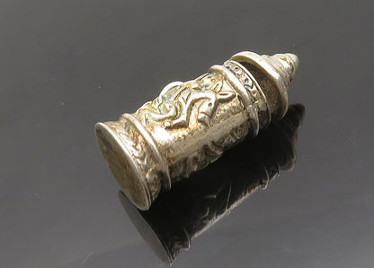 925 Sterling Silver  Vintage Beer Stein Cup Motif Pendant (OPENS)  PT15888