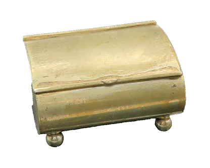 A. KUHN GERMANY 830 Silver Vintage Antique Large Jewelry Trinket Box  TR2890