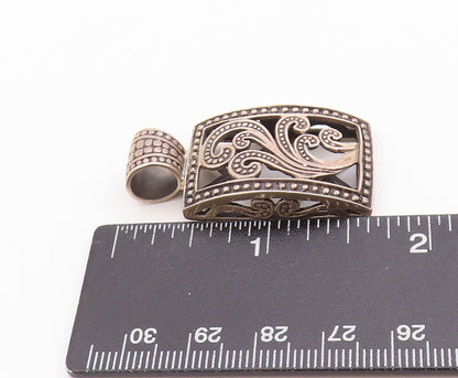 925 Sterling Silver Vintage Pendant SILPADA Swirly Design Cutout  PT24643
