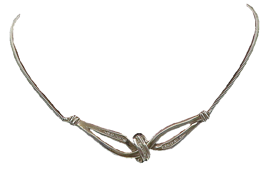 925 Sterling Silver  Genuine Diamonds Shiny Snake Chain Necklace  NE2525