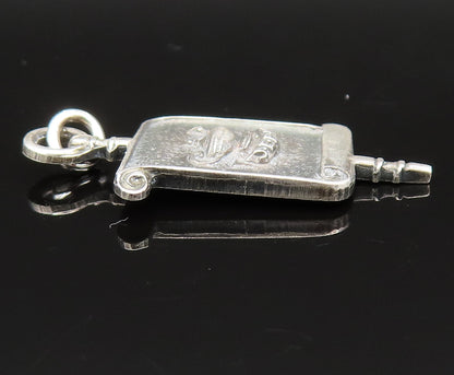 925 Sterling Silver  Vintage Antique 1966 J.E.B.H.S Teapot Pendant  PT20925