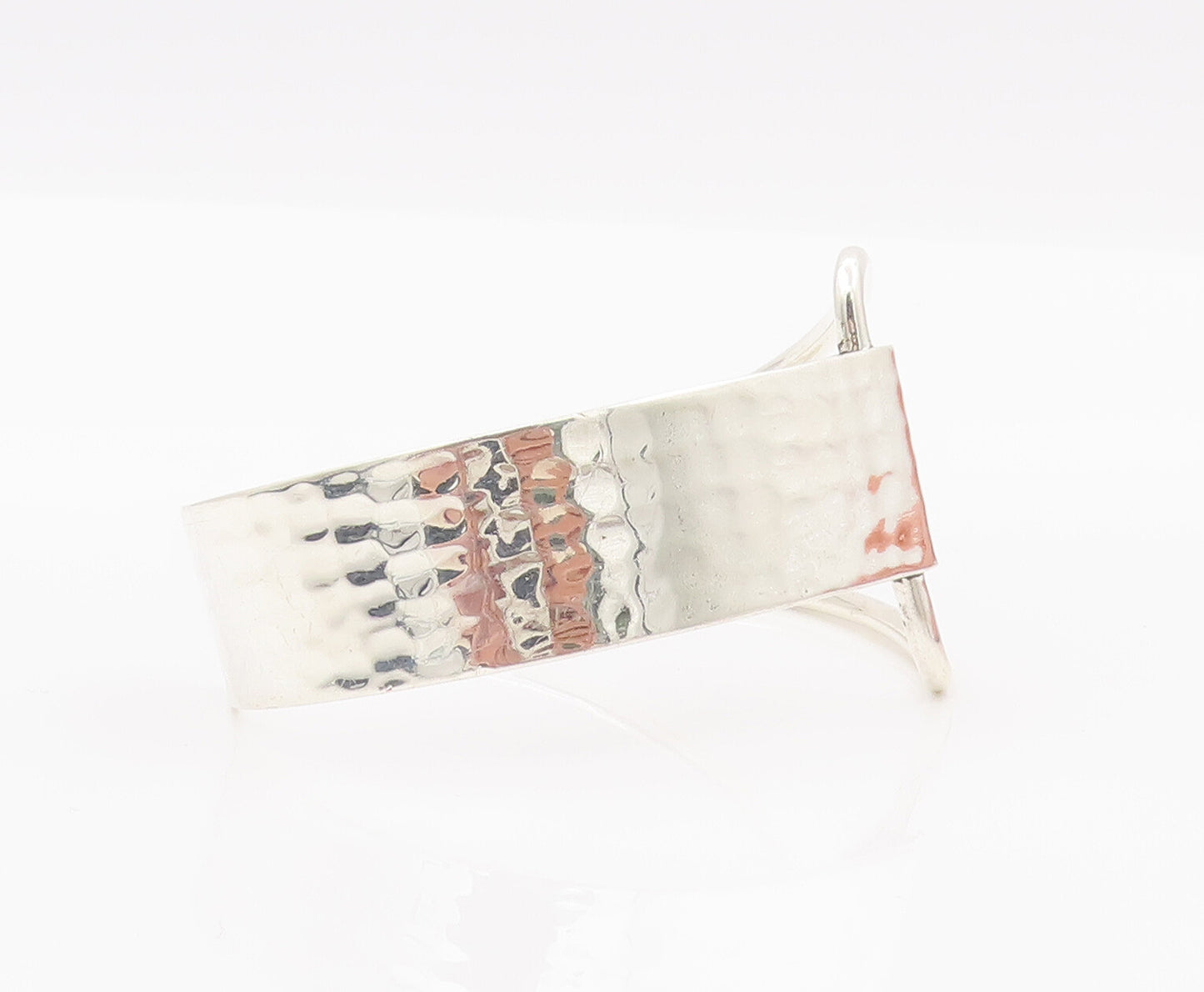 925 Sterling Silver Vintage Bracelet VERSANI Solid Designer Cutout Cuff  BT10441