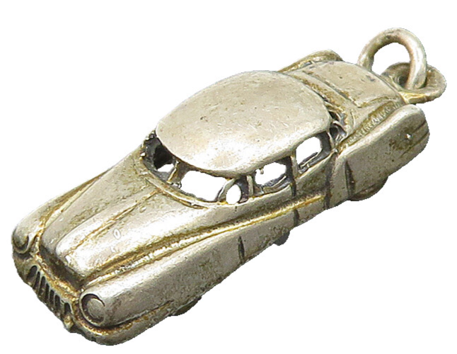 DANECRAFT 925 Sterling Silver  Vintage Old Fashion Classic Car Pendant PT20052