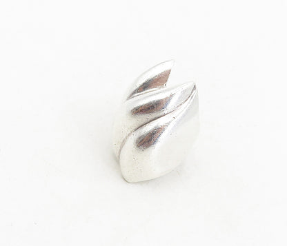 MEXICO 925 Sterling Silver  Vintage Sculpted Design Band Ring Sz 6  RG8747