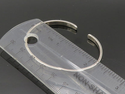 925 Sterling Silver  Vintage Minimalist Engraved Friend Cuff Bracelet  BT9414