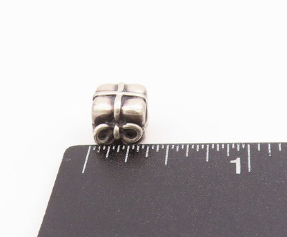 925 Sterling Silver Vintage Pendant PANDORA Antique Gift Box Charm  PT24398