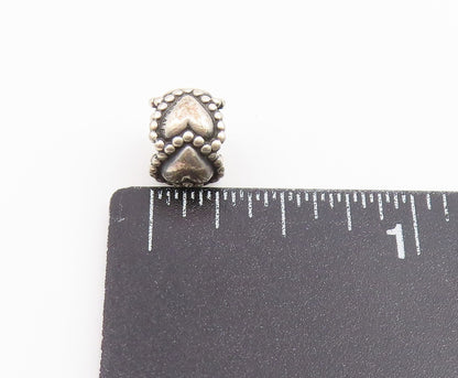 925 Sterling Silver Vintage Pendant PANDORA Love Hearts Motif  Bead  PT26618