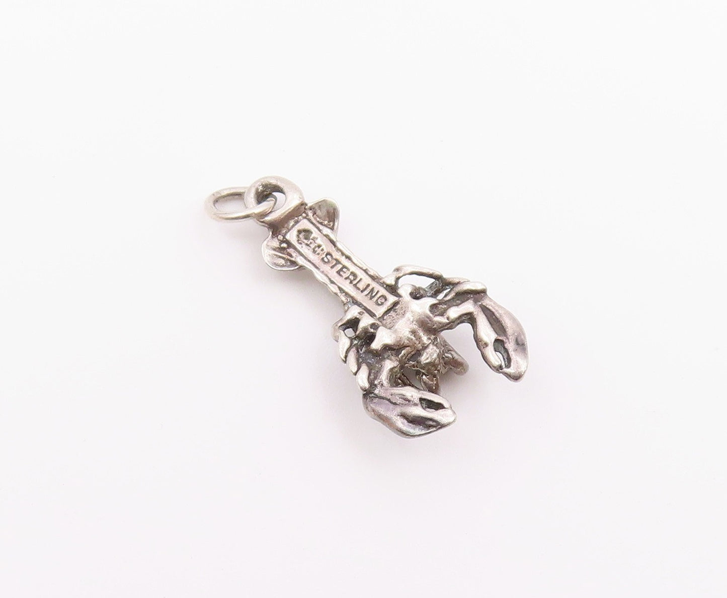 925 Sterling Silver  Vintage Petite Lobster Sea Animal Pendant  PT19880
