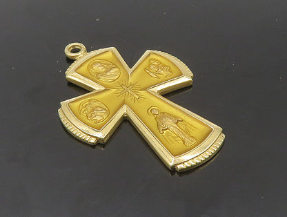 ALEX AND ANI 925 Sterling Silver  Vintage Religious Cross Pendant  PT19846