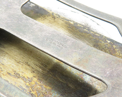 SIMMONS 925 Sterling Silver  Vintage United States Coin Money Clip  TR1768