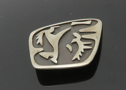 TAXCO 925 Sterling Silver  Vintage Antique Oxidized Animal Brooch Pin  BP8139