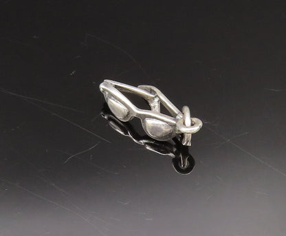 925 Sterling Silver  Vintage Summer Sunglasses Charm Pendant  PT21414