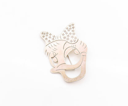 925 Sterling Silver Vintage Brooch MEXICO Walt Disney Daffy Duck Cutout  BP11766