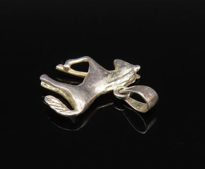 925 Sterling Silver Vintage Minimalist Donkey Burro Charm Pendant PT21630