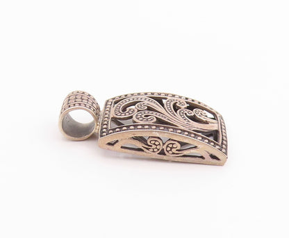 925 Sterling Silver Vintage Pendant SILPADA Swirly Design Cutout  PT24643