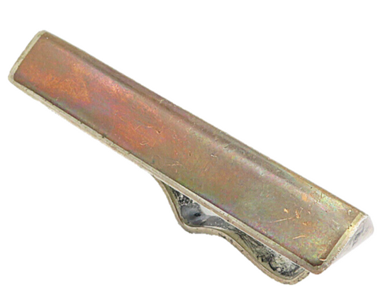 MEXICO 925 Sterling Silver  Vintage Shiny Smooth Minimalist Tie Clip  TR1326