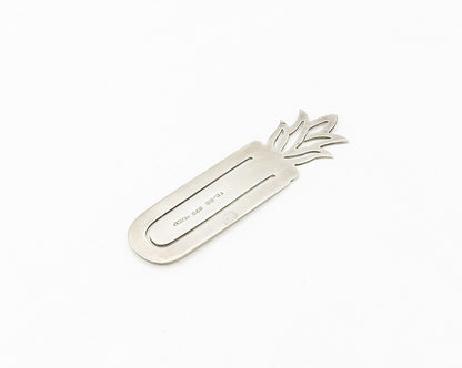 MEXICO 925 Sterling Silver  Vintage Lotus Flower Cutout Book Mark  TR2397