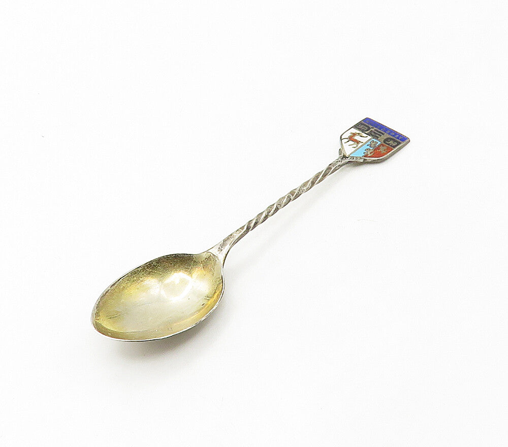 JC & S IRELAND 925 Silver  Vintage Killarney Emblem Souvenir Spoon  TR2306