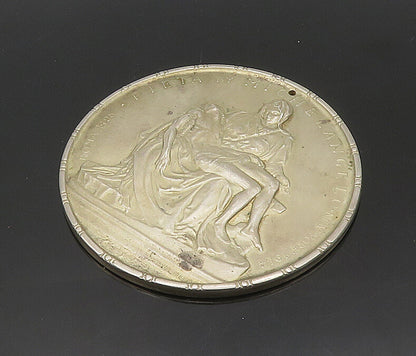 TOWLE 925 Sterling Silver Vintage Pieta Statue By Michaelangelo Medal TR2521