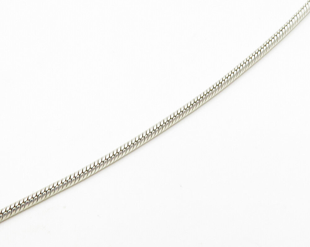 ESPO SIG 925 Silver  Vintage Shiny Chandelier Snake Chain Necklace  NE3044
