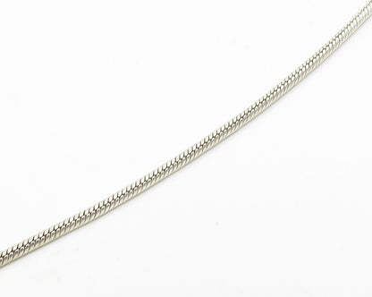 ESPO SIG 925 Silver  Vintage Shiny Chandelier Snake Chain Necklace  NE3044