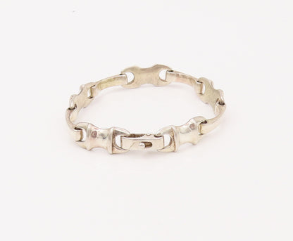 925 Sterling Silver Vintage Wrench & Rod Alternate link Bracelet  BT9853