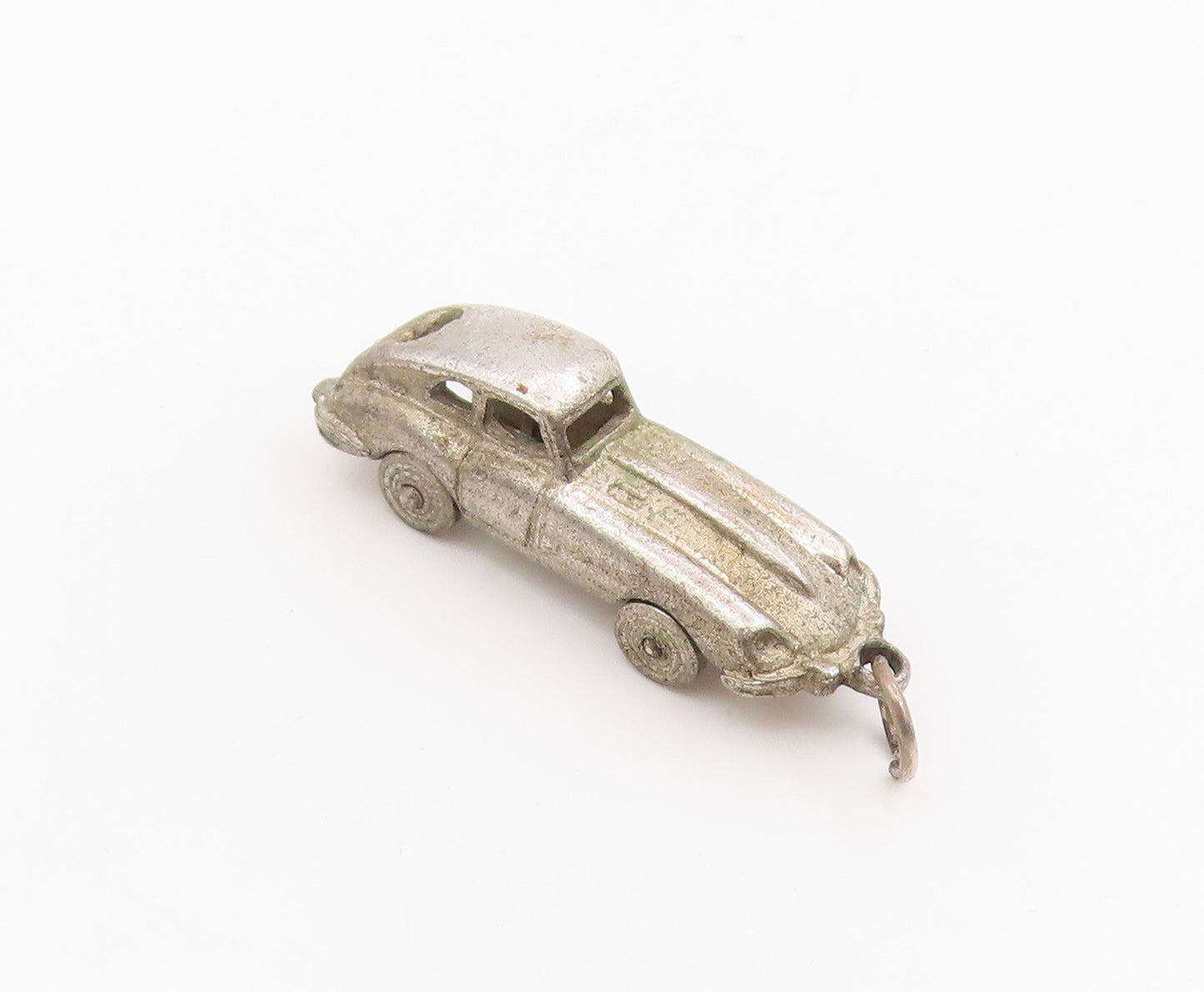 925 Sterling Silver Vintage Pendant Classic Retro Roadster Car Charm  PT25659