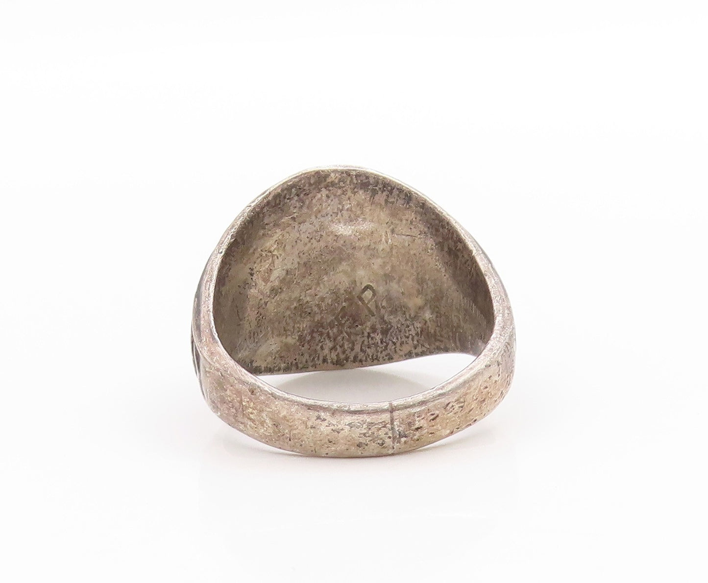 925 Sterling Silver Vintage Ring Sapphire 1969 St. James School Sz 10.5 RG33458